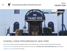 Tablet Screenshot of funeralhomebrooklynny.com